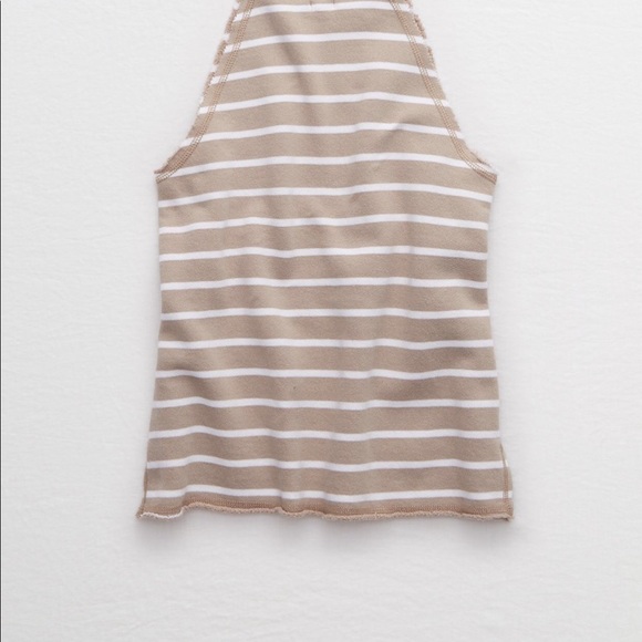 Aerie Striped High Neck Tank - Picture 4 of 5
